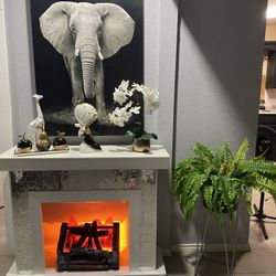 Chimenea Con Luz