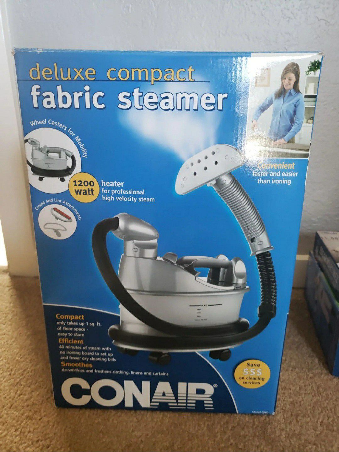Conair Deluxe Compact Fabic Steamer