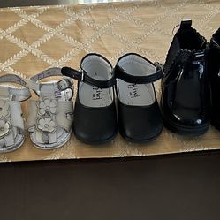 All baby girl shoe sizes 2.5 through 4.5