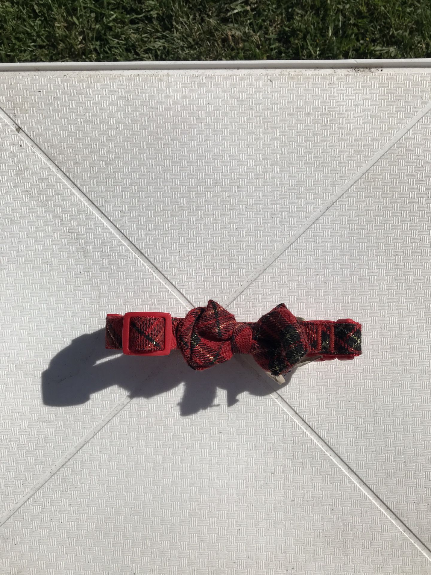 Red Bow Tie Dog Collar 