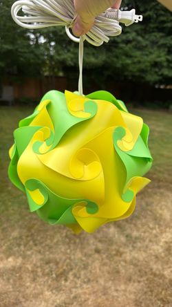 Puzzle hanging light