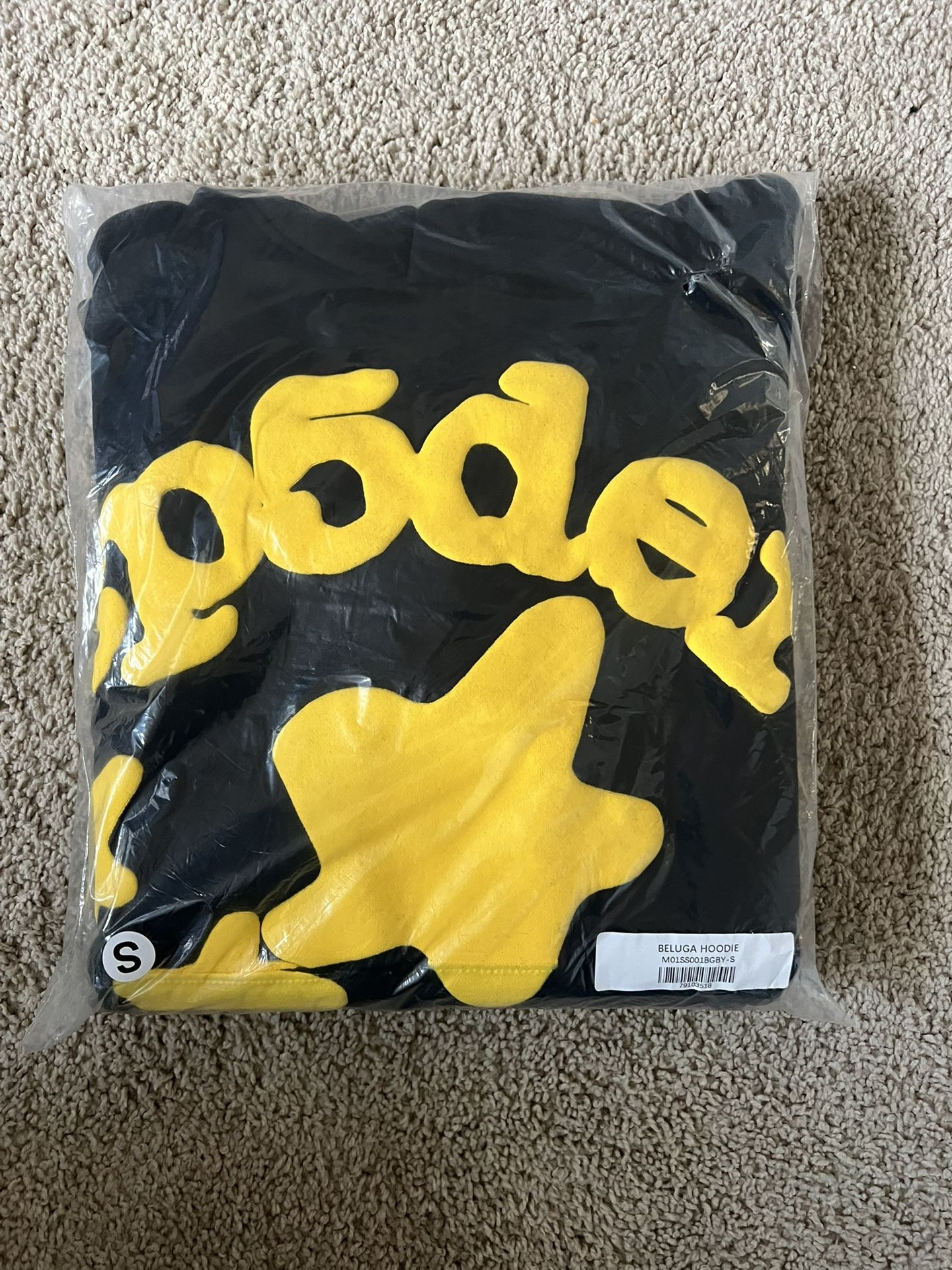 Yellow and black BELUGA Hoodie 