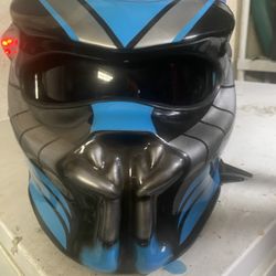  Custom New  Motorcycle Predator  Helmet 