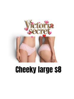 Victoria's Secret Cheeky Underwear large 💖💖