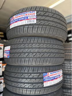 235/55/17 American road star 4 new tires installed ✅ instaladas ✅