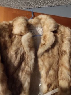 Vintage rabbit fur GDT Too jacket size medium