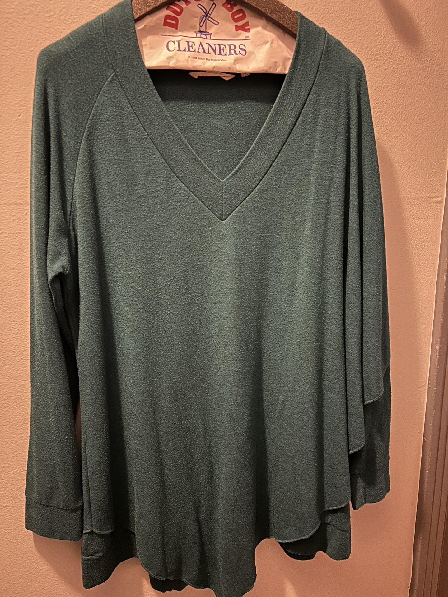 Turquoise Cape Sweater