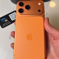 iPhone 17 Pro Max Orange Unlocked ✅ Liberado 🇲🇽🍊 256GB Brand New 0 charging cycles  100%  New no box with film  Direct Apple paid off  30 days warr