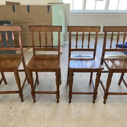 Set Of 4 Counter Stools 