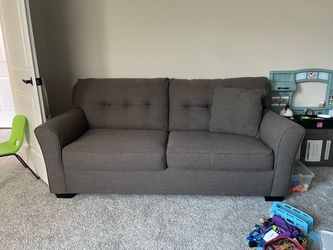 Gray Fabric Sleeper Sofa