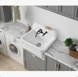 Farm style utility sink