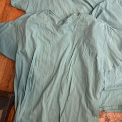 Turquoise  blue Fruit of the Loom t-shirt bundle of 3 size 3x 