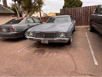 1971 Monte Carlo not for parts