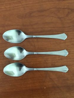 3 Oval Teaspoons Dorian (Stainless) collection by Estia- Indonesia