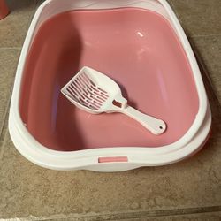 Pink Cat Litter Box 