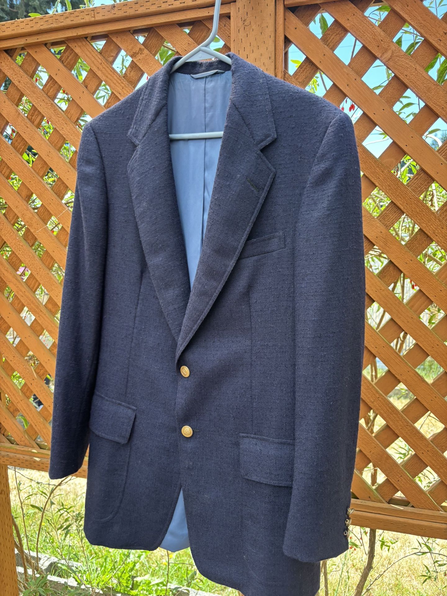 Tailored Blue Coat, Men’s Long