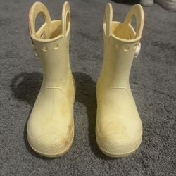 Kids Croc Rainbow Boots