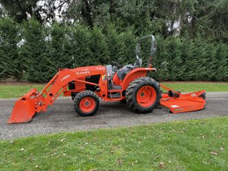 2021 Kubota L3560 Tractor, Loader, Brush Hog - 37HP - 179 Hours