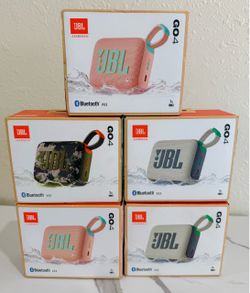 JBL GO 4 Portable Bluetooth Speaker – Lot of 5