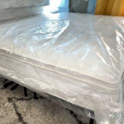 ✨ 12” Queen Eurotop Mattress – Medium Firm Support ✨ $0 Down, Flexible Payments Available 