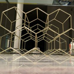 Gold Wine Rack