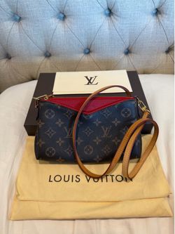 Louis Vuitton Monogram Pallas Clutch Cherry