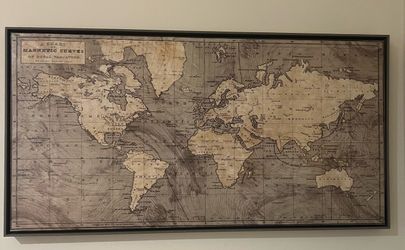 World Map Wall Art