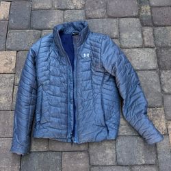 Under Armour Puffer Jacket Size Small blue