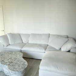 White Cloud Couch Modular Sectional Sofa 