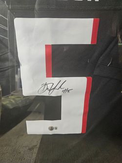 Autographed Football Jersey #5 with Beckett COA