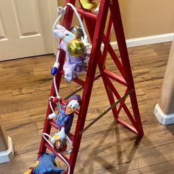 Vintage Disney 1994 Mr. Christmas Mickey's Tree Trimmers Animated Ladder PARTS