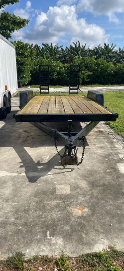 Heavy equipment trailer 7 x 16