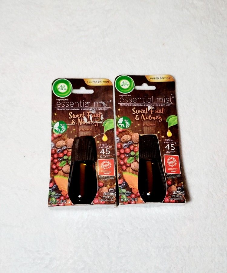 Airwick Essential Mist Refill Sweet Fruit And Nutmeg X2