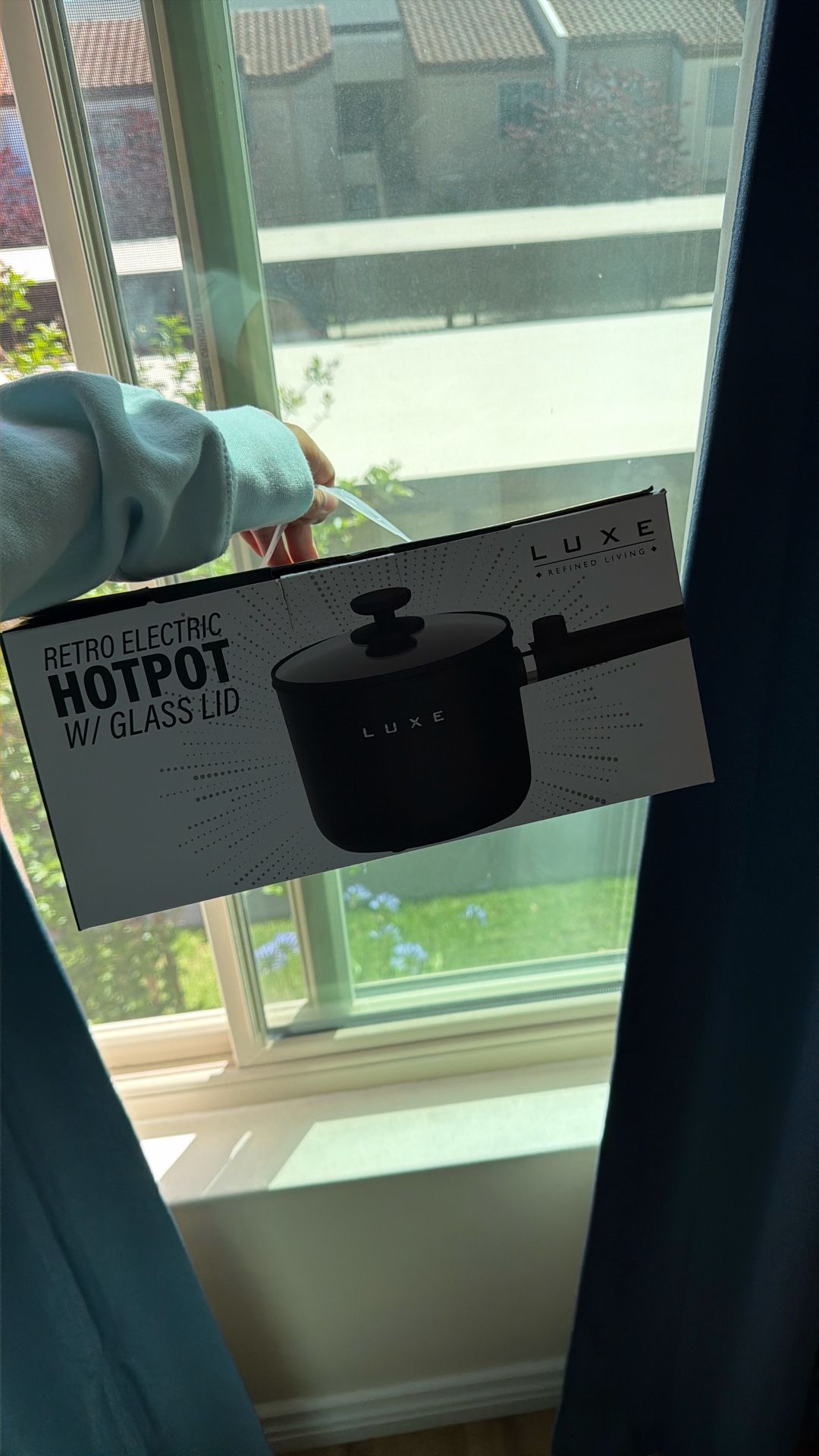 Retro Electric HOTPOT w glass lid