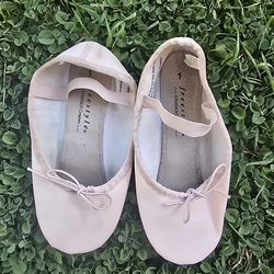 Freestyle by Danskin Little Girls Size 1 Pink Ballet Shoes Dance Pre-Owned