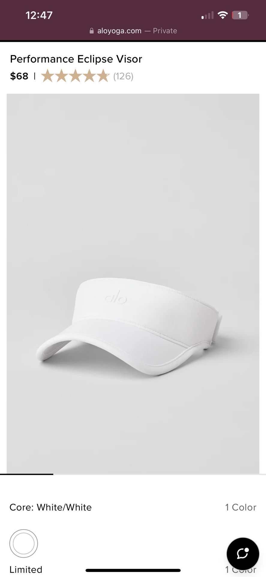 Alo Tennis ,Performance Eclipse Visor display picture 2