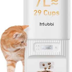 Automatic Cat Feeder 7L, Timed Cat Feeder with Desiccant Bag for Dry Food, Dog D
