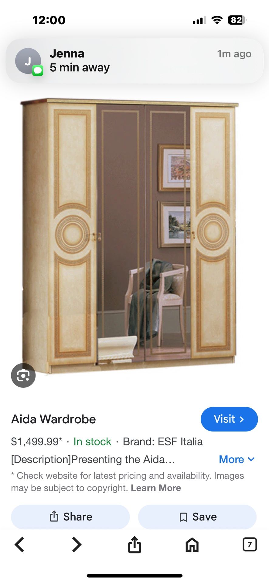 Beautiful Large Wardrobe