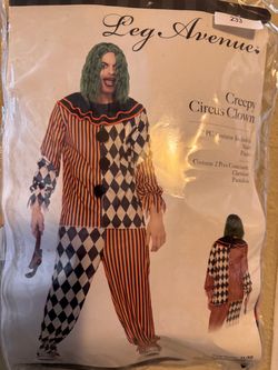 Adult Creepy Clown Costume
