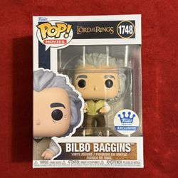 Funko Pop Movies The Lord of the Rings Bilbo Baggins #1748 Funko Exclusive