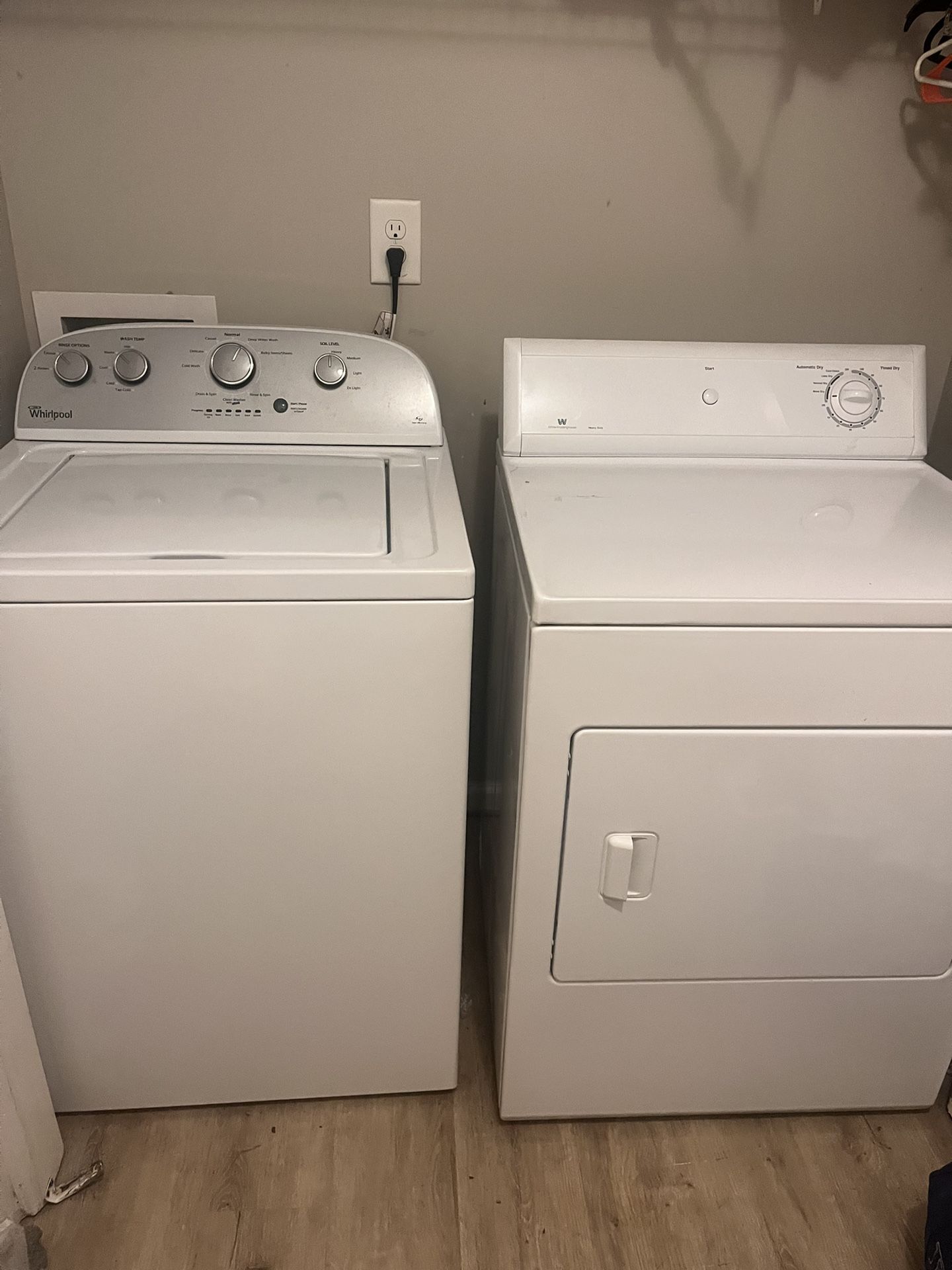 Washer And Dryer Set