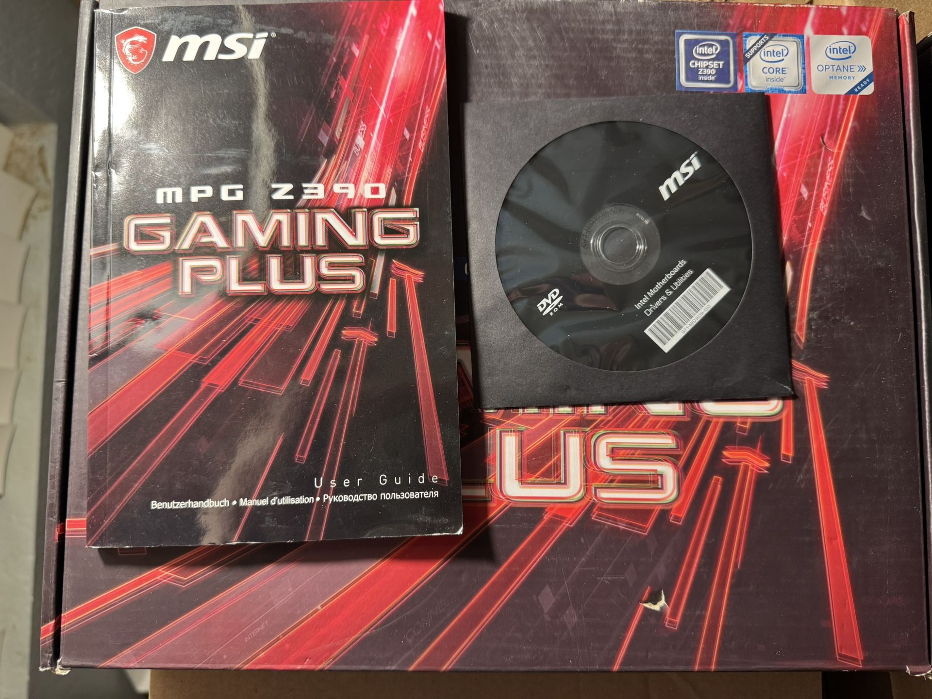 MOBO w/ CPU - MSI MPG Z390 Gaming Plus Motherboard w/ i5 9600k