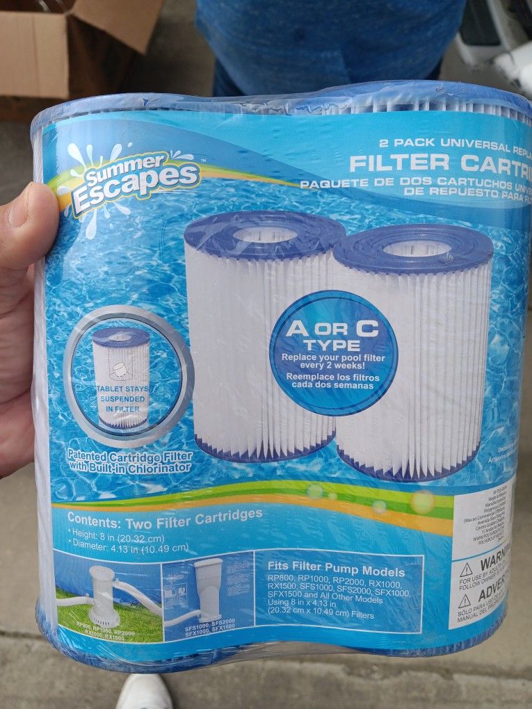 Escape 2 Filter Cartridge A Or C TYPE