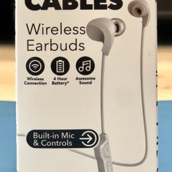 Silver color Wireless Bluetooth Earbuds For iPhone, Laptop, Tablet, Smartphones Flash Sale