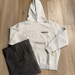 Essentials Light Oatmeal Hoodie