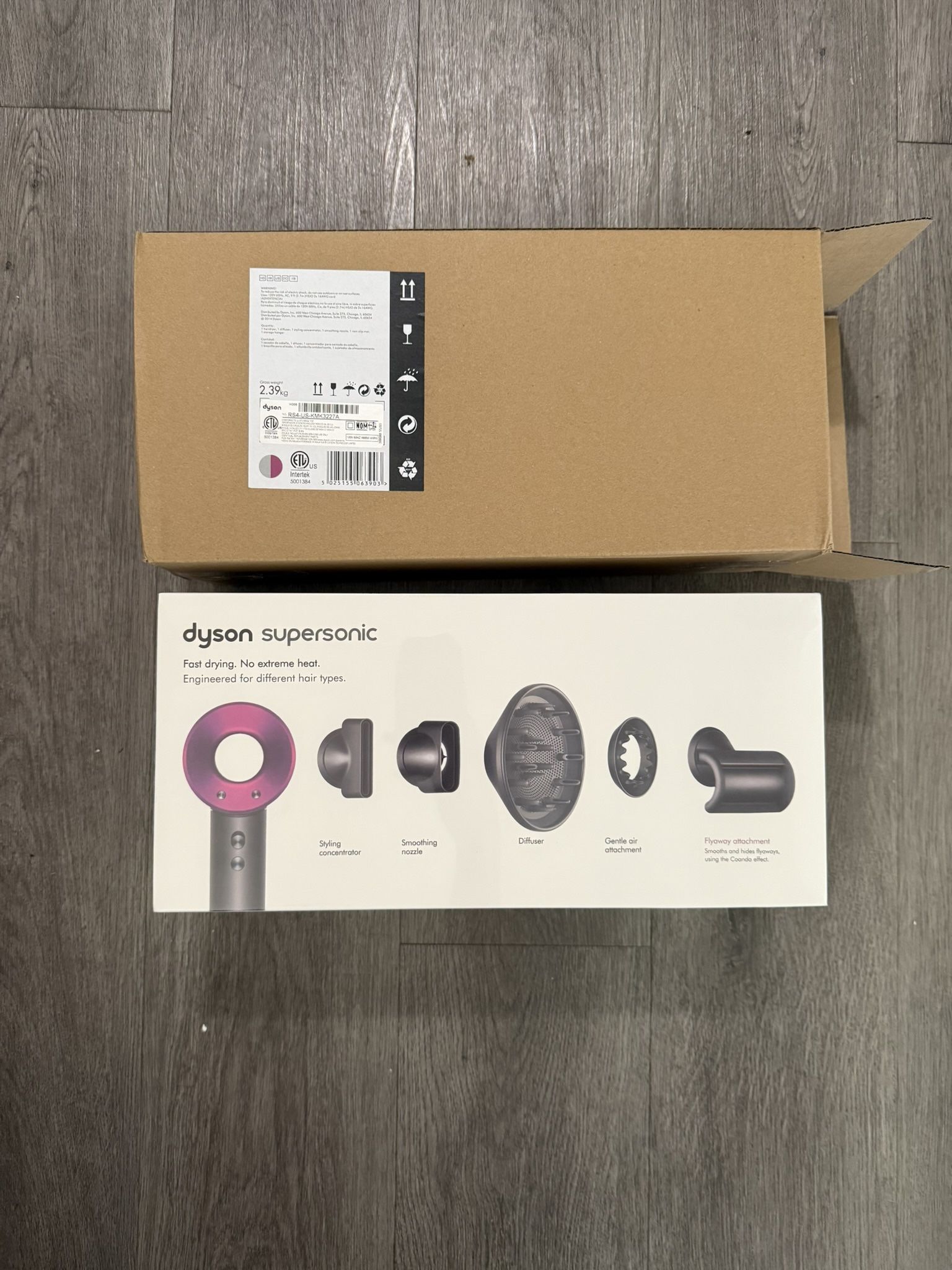 Dyson Supersonic Hair Dryer (Iron/Fuchsia) - Brand New Sealed