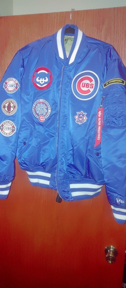 Chicago Cubs Reversible Bomber Jacket XL