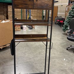 #0(contact info removed) Itaar Over the Toilet Storage Cabinet, Bathroom Shelves Over Toilet, Rustic Brown