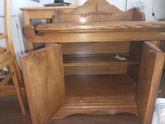 Drawers and table