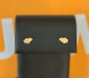 Jewelry 10k solid yellow gold turtle  stud earring’s